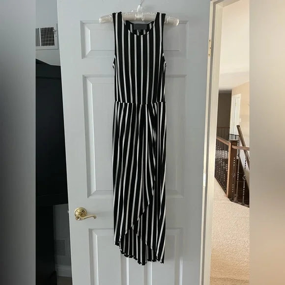 Sunday in Brooklyn | Dresses | Black And White Striped High Low Midimaxi  Dress Sundays In Brooklyn | Poshmark